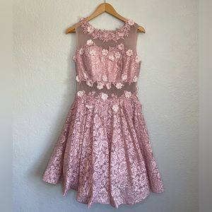 Rose Pink Formal Homecoming Dress NWT